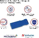Verbatim Pinstripe 16GB USB 3.2 Type A Flash Drive, Assorted Colors, 3Pack3.webp