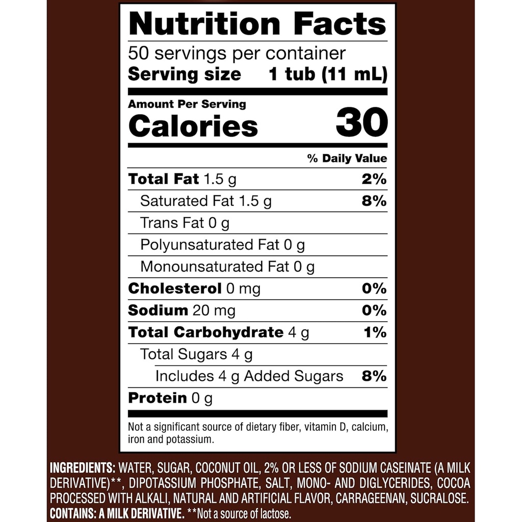 Nestle Coffee mate Coffee Creamer, Snickers, Liquid Creamer Singles, Non Dairy, No Refrigeration, 0.375 fl oz Tubs (Pack of 200)