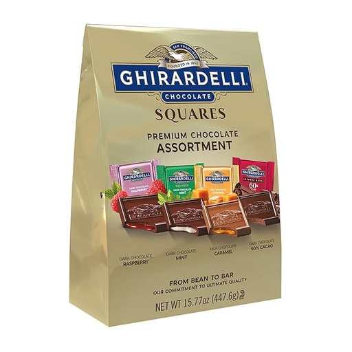 Ghirardelli Premium Chocolate Assortment Squares 15.77.oz